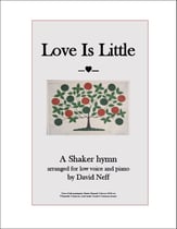 Love Is Little (low voice in E-flat) Vocal Solo & Collections sheet music cover